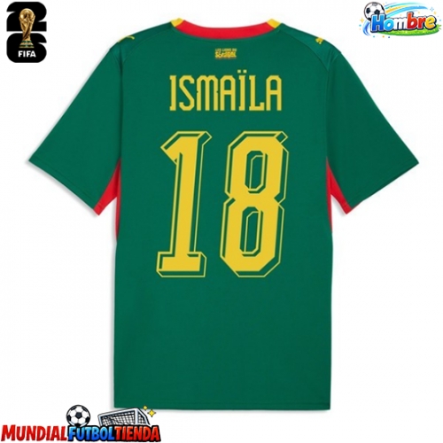 Camiseta Senegal Ismaila Sarr #18 Segunda Equipación Replica Mundial 2026 mangas cortas
